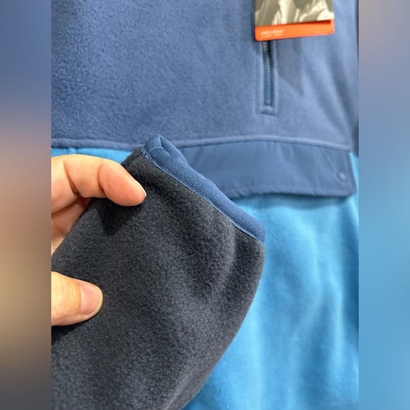 Mountain Hardwear Men's Medium UnClassic Fleece Pullover Jacket NWT Navy Blue - Picture 4 of 12